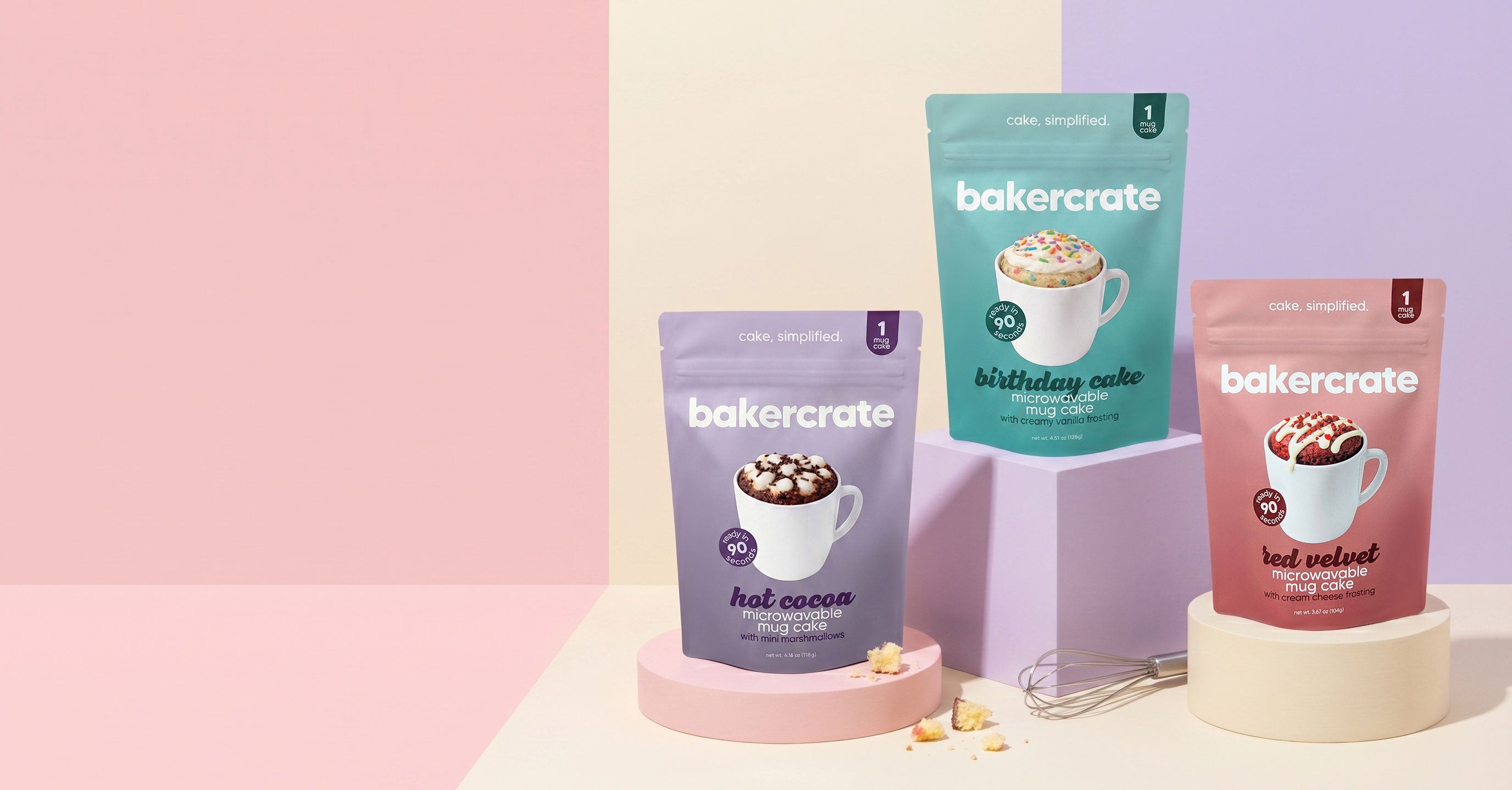 BakerCrate | Mug cake mixes and giftable kits